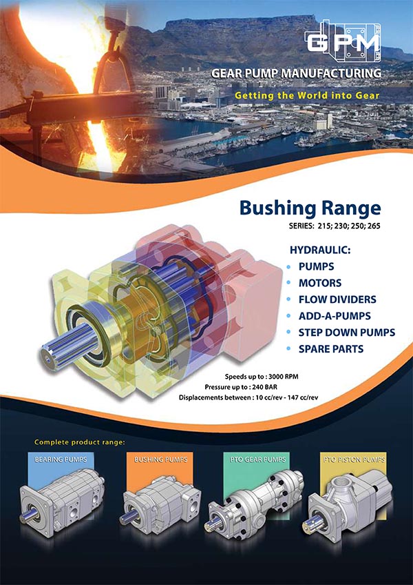 GPM Bushing Range Gear Pumps Brochure