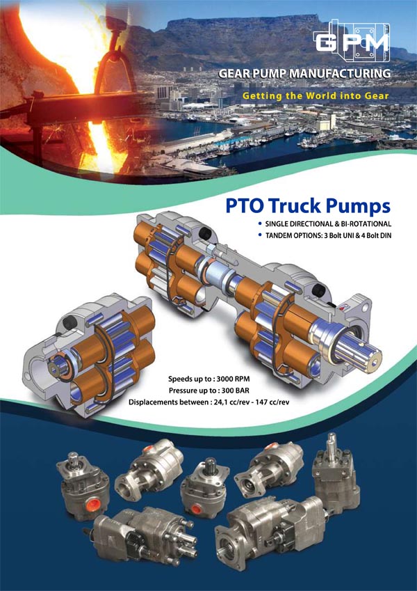 GPM PTO Gear & Piston Pumps Brochure
